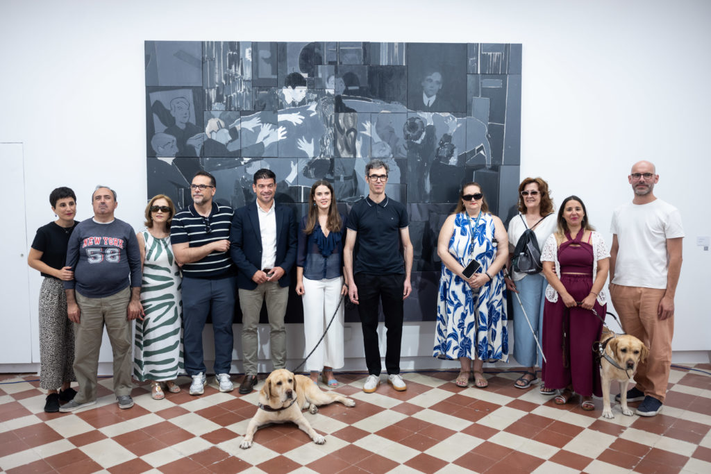 La Térmica inaugura ‘Tangere’, una exposición de pintura de Nacho Martín Silva para invidentes